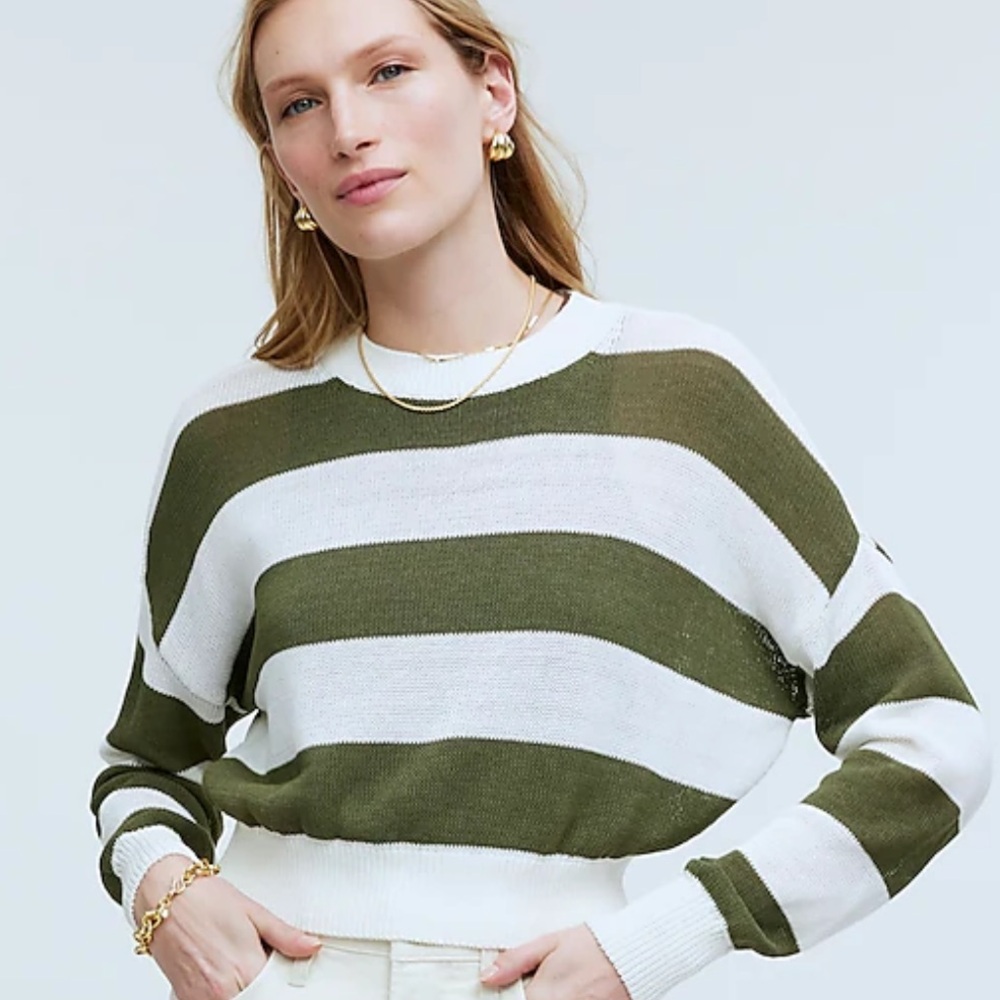 Madewell Loose-Knit Crewneck Sweater